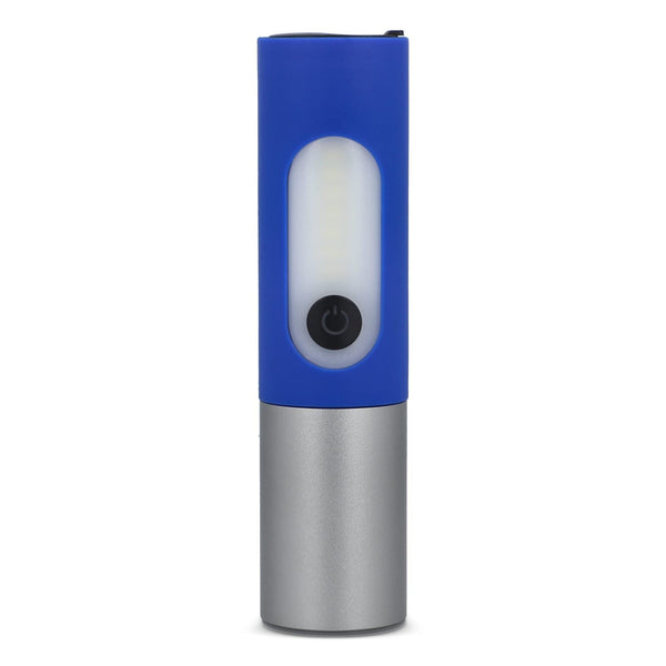 Torcia LED ricaricabile da 10W con funzione Zoom 300lm - personalizzabile con logo