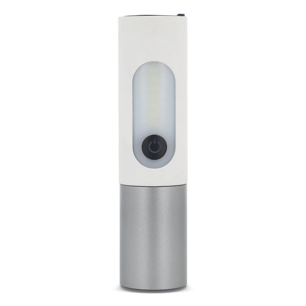 Torcia LED ricaricabile da 10W con funzione Zoom 300lm - personalizzabile con logo