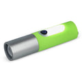 Torcia LED ricaricabile da 10W con funzione Zoom 300lm verde - personalizzabile con logo