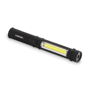 Torcia magnetica a LED Nero - personalizzabile con logo