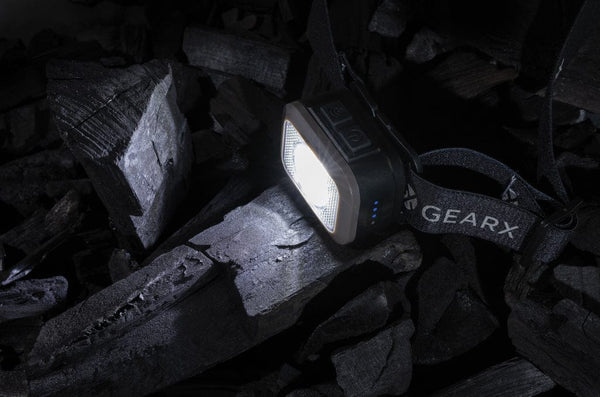 Torcia minatore Gear X in rPlastica RCS color argento - personalizzabile con logo