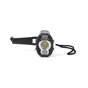Torcia multifunzione impermeabile Nordic Drift Everest IPX8 nero - personalizzabile con logo