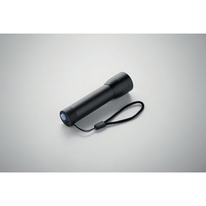 Torcia ricaricabile in alluminio riciclato - personalizzabile con logo