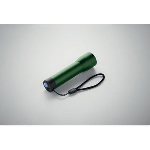 Torcia ricaricabile in alluminio riciclato - personalizzabile con logo
