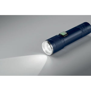 Torcia ricaricabile. Luce COB - personalizzabile con logo