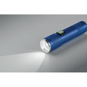 Torcia ricaricabile. Luce COB - personalizzabile con logo