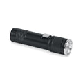 Torcia ricaricabile. Luce COB Nero - personalizzabile con logo