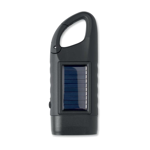 Torcia solare con dinamo - personalizzabile con logo