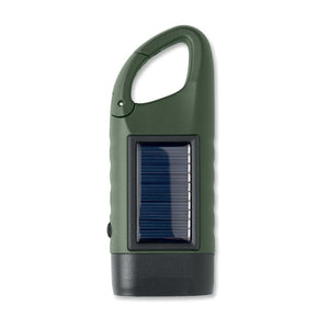 Torcia solare con dinamo - personalizzabile con logo
