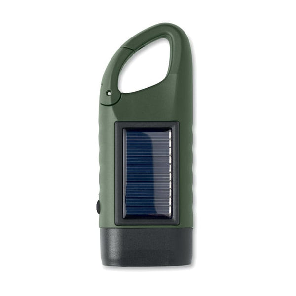Torcia solare con dinamo - personalizzabile con logo