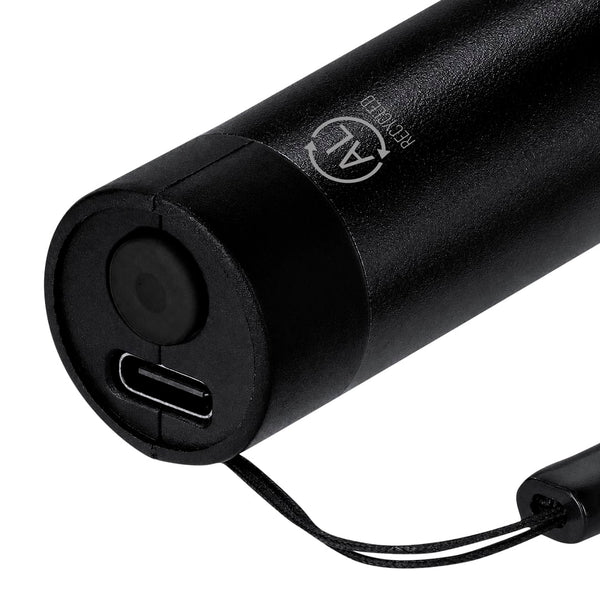 Torcia Tivar nero - personalizzabile con logo