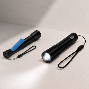 Torcia Tivar nero - personalizzabile con logo