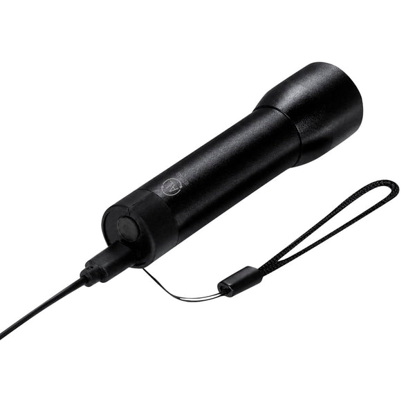 Torcia Tivar nero - personalizzabile con logo