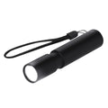 Torcia Tortol nero - personalizzabile con logo
