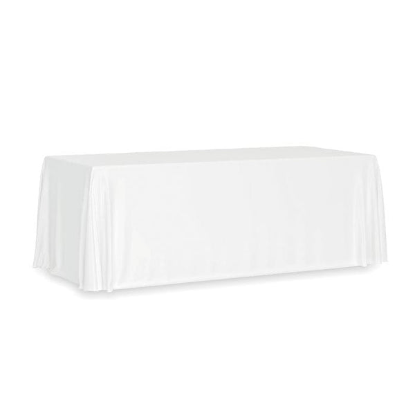 Tovaglia grande 280x210 cm bianco - personalizzabile con logo