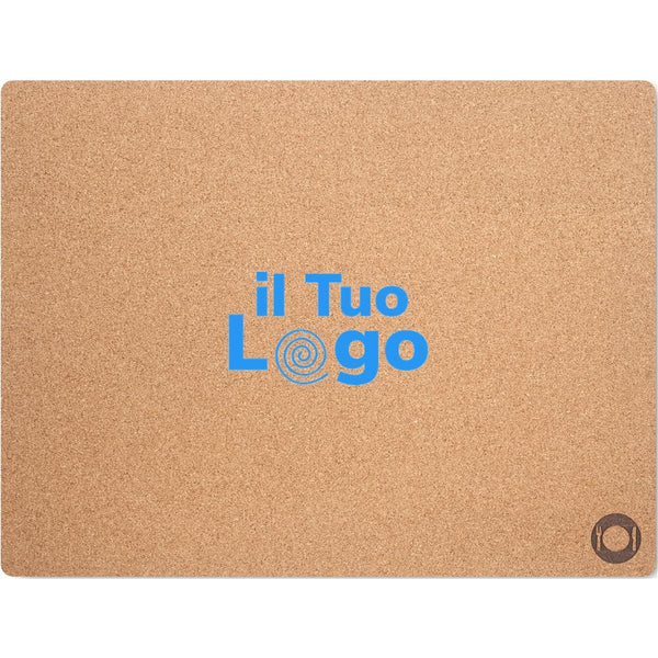 Tovaglietta in sughero beige - personalizzabile con logo