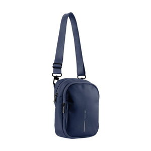 Tracolla Boxy blu navy - personalizzabile con logo
