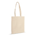 Tracolla tela di cotone OEKO-TEX® 280g/m² 32x13x40 cm Natural beige - personalizzabile con logo