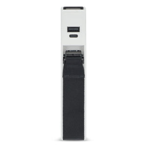 Travel Powerbank 5-in-1: Bilancia, torcia, righello, termometro. Bianco - personalizzabile con logo