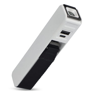Travel Powerbank 5-in-1: Bilancia, torcia, righello, termometro. Bianco - personalizzabile con logo