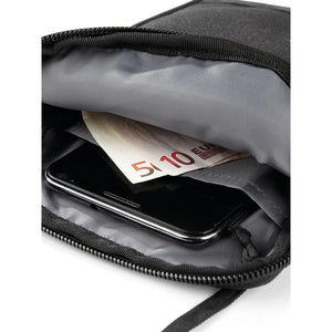 Travel Wallet nero - personalizzabile con logo