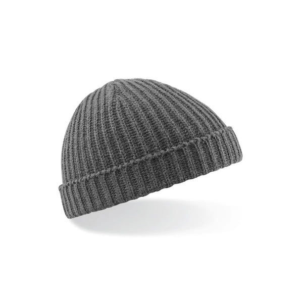 Trawler Beanie grigio - personalizzabile con logo