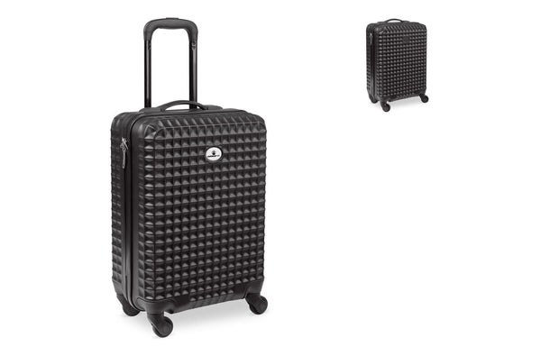 Trolley da cabina Nero - personalizzabile con logo