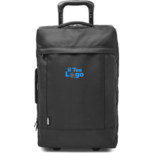 Trolley in RPET 600D Nero - personalizzabile con logo