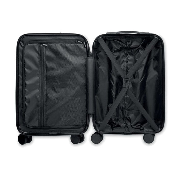 Trolley rigido in ABS da 2" Nero - personalizzabile con logo
