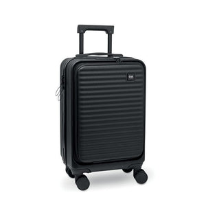 Trolley rigido in ABS da 2" Nero - personalizzabile con logo
