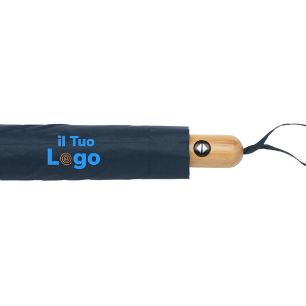Mini ombrello bambù apri/chiudi 21" rPET 190T Impact AWARE™
