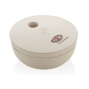 Umidificatore ricaricabile Breevia in rPlastica RCS beige - personalizzabile con logo