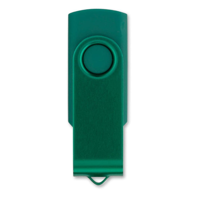 USB 16GB Twister verde - personalizzabile con logo