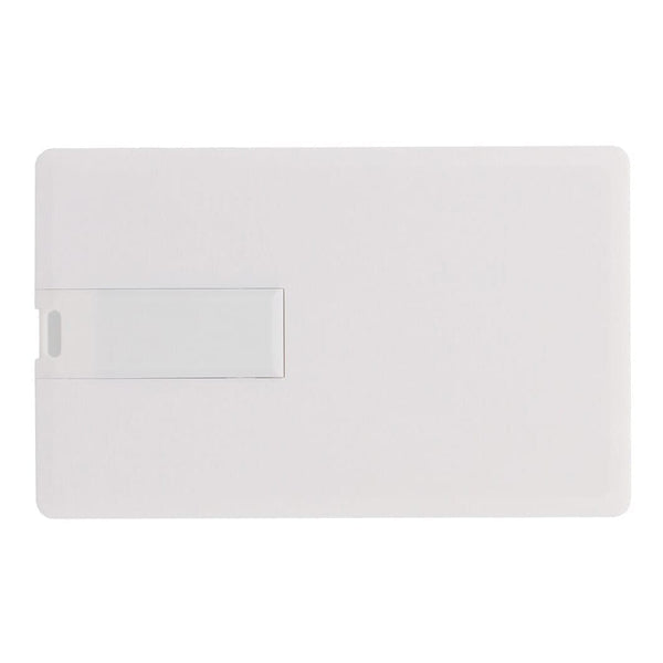 USB 4GB Flash drive card Bianco - personalizzabile con logo