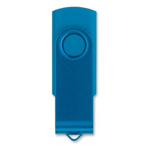 USB 4GB Flash drive Twister azzurro - personalizzabile con logo