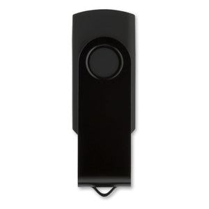 USB 4GB Flash drive Twister Nero - personalizzabile con logo