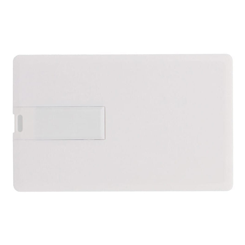 USB 8GB Flash drive card Bianco - personalizzabile con logo