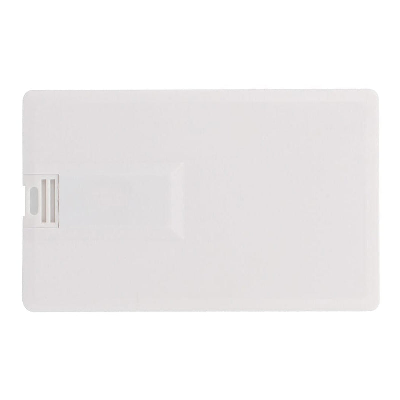 USB 8GB Flash drive card Bianco - personalizzabile con logo