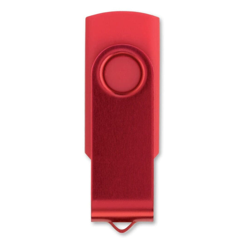 USB 8GB Flash drive Twister Rosso - personalizzabile con logo