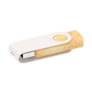 USB in legno e metallo Wood - personalizzabile con logo