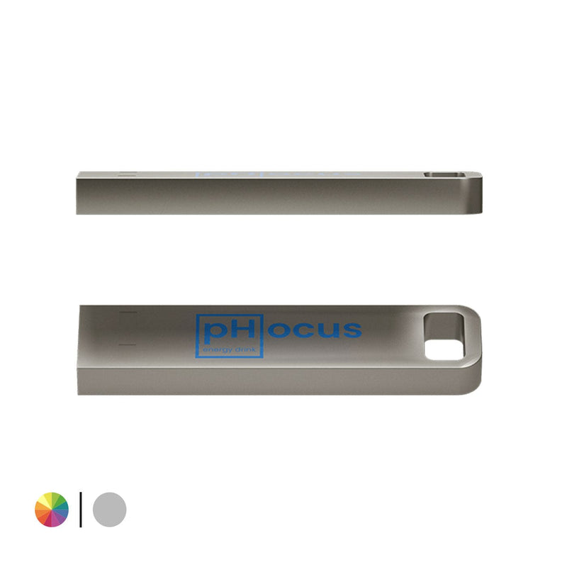 USB in metallo - personalizzabile con logo