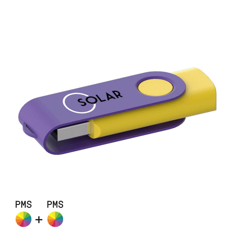 USB in plastica gommata - personalizzabile con logo