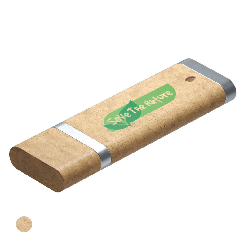 USB in plastica riciclata eco - personalizzabile con logo