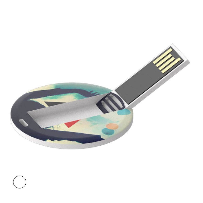 USB plastica Round - personalizzabile con logo