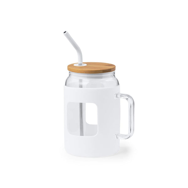 Vaso Jacin bianco - personalizzabile con logo