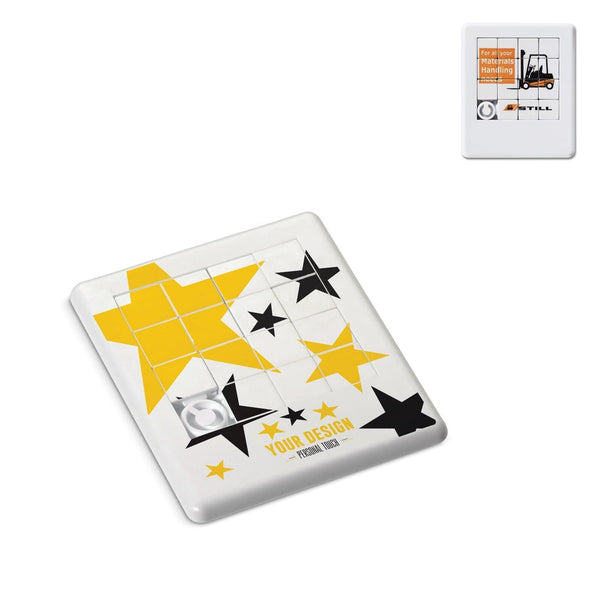 Vassoio Puzzle Bianco - personalizzabile con logo