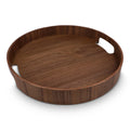 Vassoio rotondo Sagaform Hanna 35 cm Marrone - personalizzabile con logo