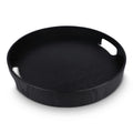 Vassoio rotondo Sagaform Hanna 35 cm Nero - personalizzabile con logo
