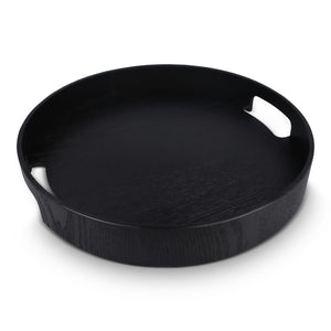 Vassoio rotondo Sagaform Hanna 35 cm Nero - personalizzabile con logo