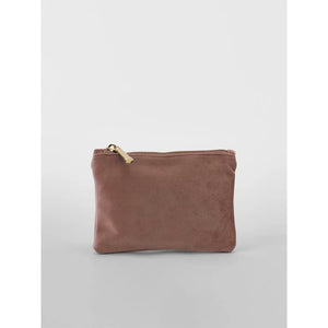Velvet Accessory Bag rosa - personalizzabile con logo